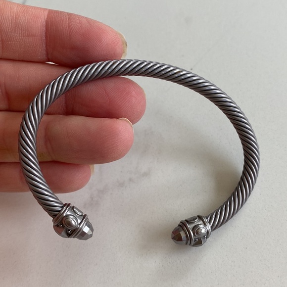 David yurman aluminum bracelet gray - Picture 3 of 6